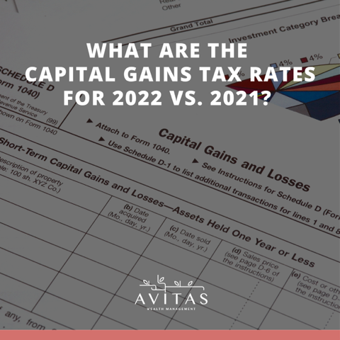 What Are the Capital Gains Tax Rates for 2022 vs. 2021?