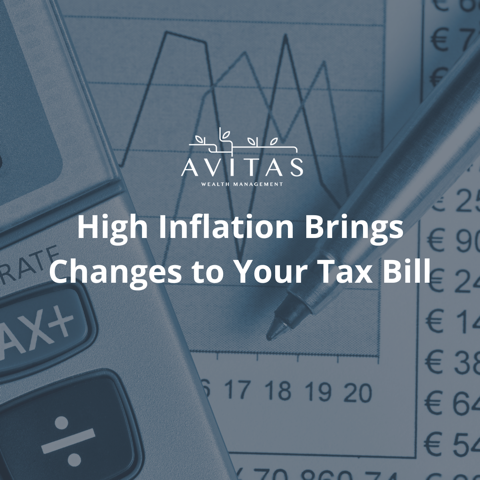 High Inflation Brings Changes to Your Tax Bill