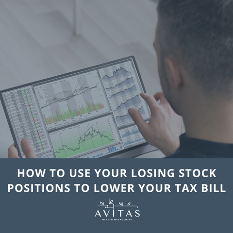 How to Use Your Losing Stock Positions to Lower Your Tax Bill